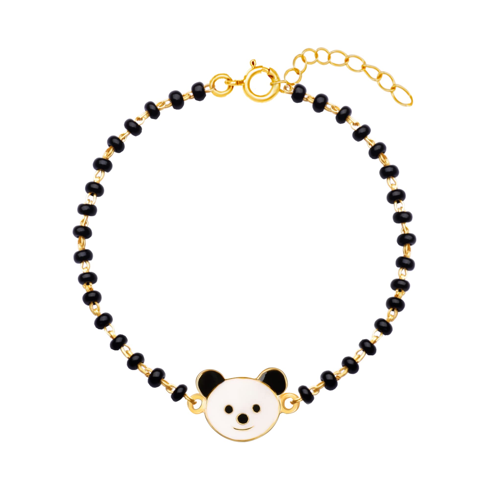 925 Silver 18k Gold Plated Rose Gold Infact Bracelet | Adjustable| Gifts for Kids & Babies