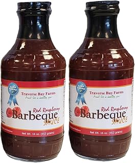 Traverse Bay Farms BBQ Sauce (Red Raspberry, 2 Bottles)