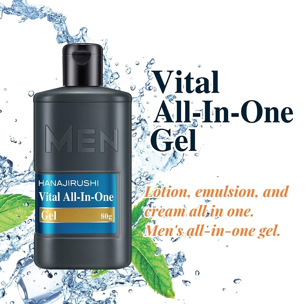 Amazon.com : HANAJIRUSHI Men's Vital All-in-One Lotion | Hydrating