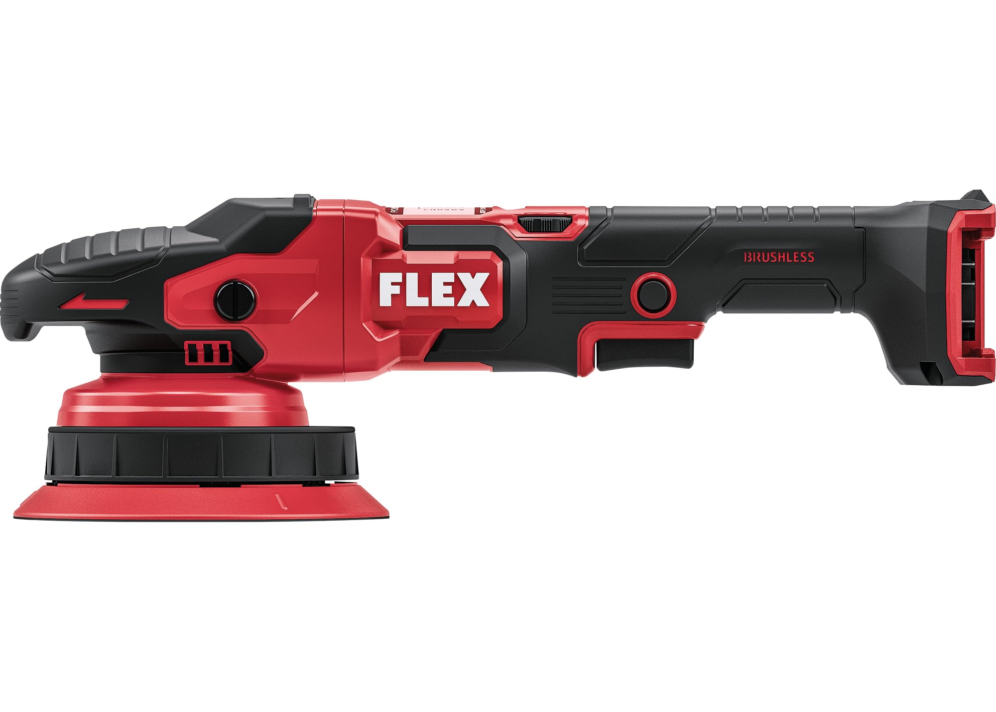 Flex Akku-Exzenterpolierer mit Freilauf 18 V XCE 8 150 18-EC Set (mit Gasgebeschalter, einfache Drehzahlverstellung, ergonomisch) 533021