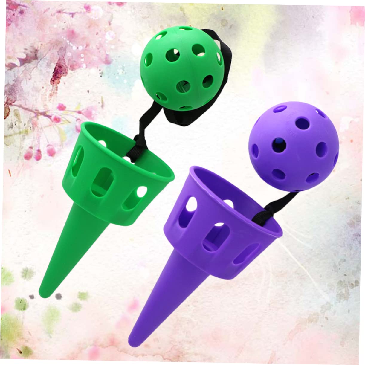 MUSISALY 2 Sets of Scoop Ball Toys Foam Balls for Boys and Girls Children's Outdoor Toys Games