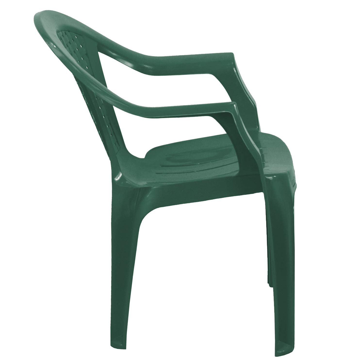 Buy Plastic Garden Table & Chairs Set, 4 Seat GREEN Table 60cm (W