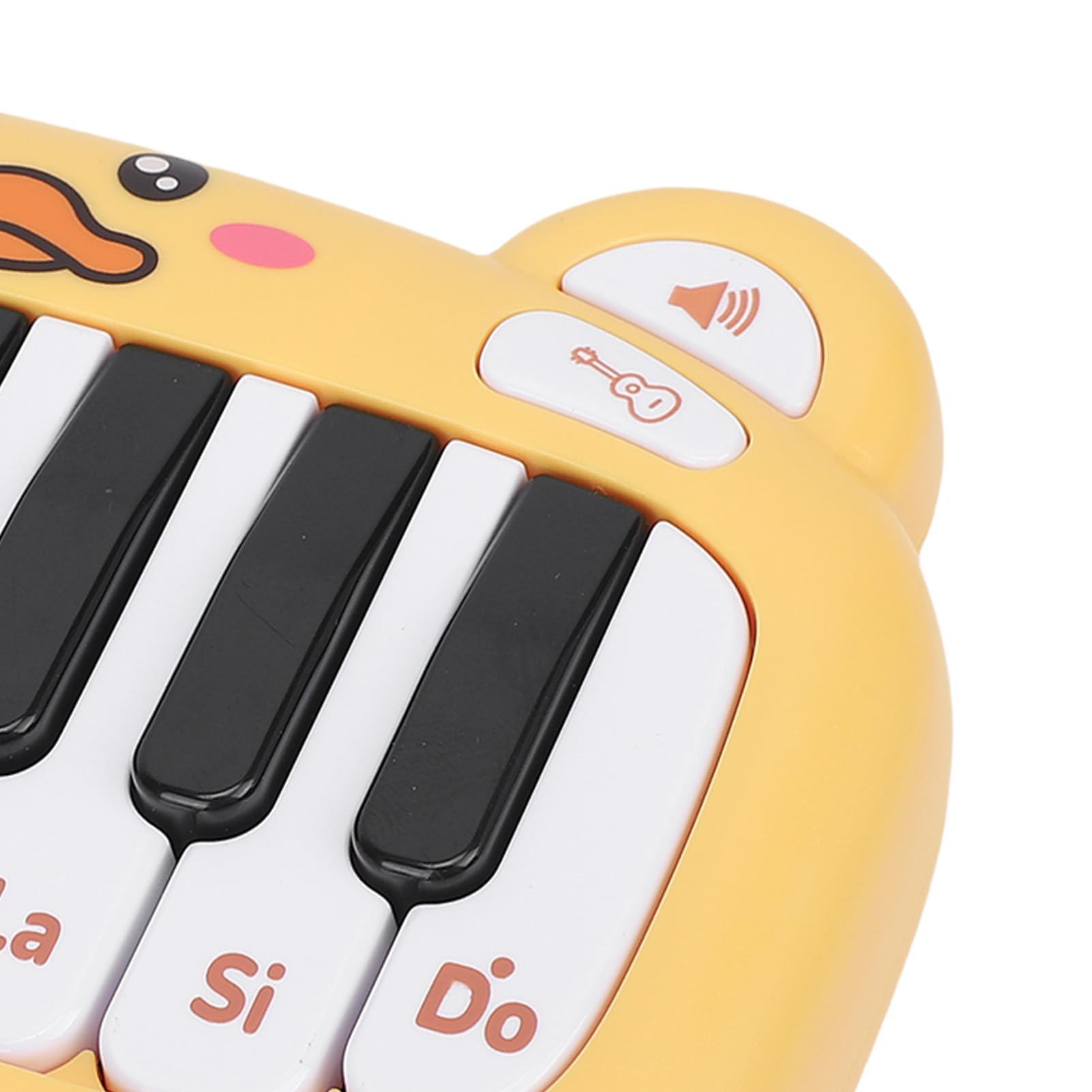 Denash Denash Pocket Sized Baby Piano Toy Compact Battery Powered Toddler Piano Keyboard Musical Toy, Ideal Music Baby (Brown) (Yellow) — view 6