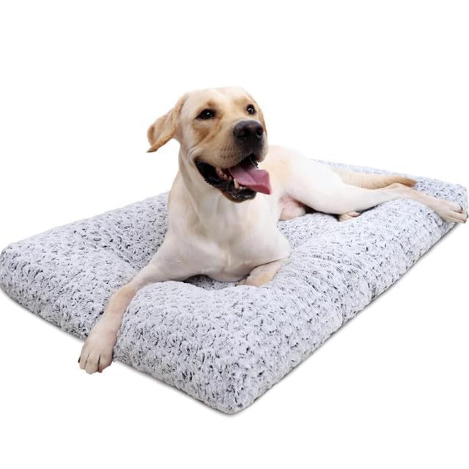 Lulala Plush Dog Crate Bed, Washable Dog Bed for X-Small Dogs, Fluffy Comfy Dog Kennel Pad with Anti-Slip Bottom for Comfortable Sleeping, 23" x 17.5" (Grey, XS) (B0CXNQTXQ8) Amazon Price History, Amazon Price Tracker