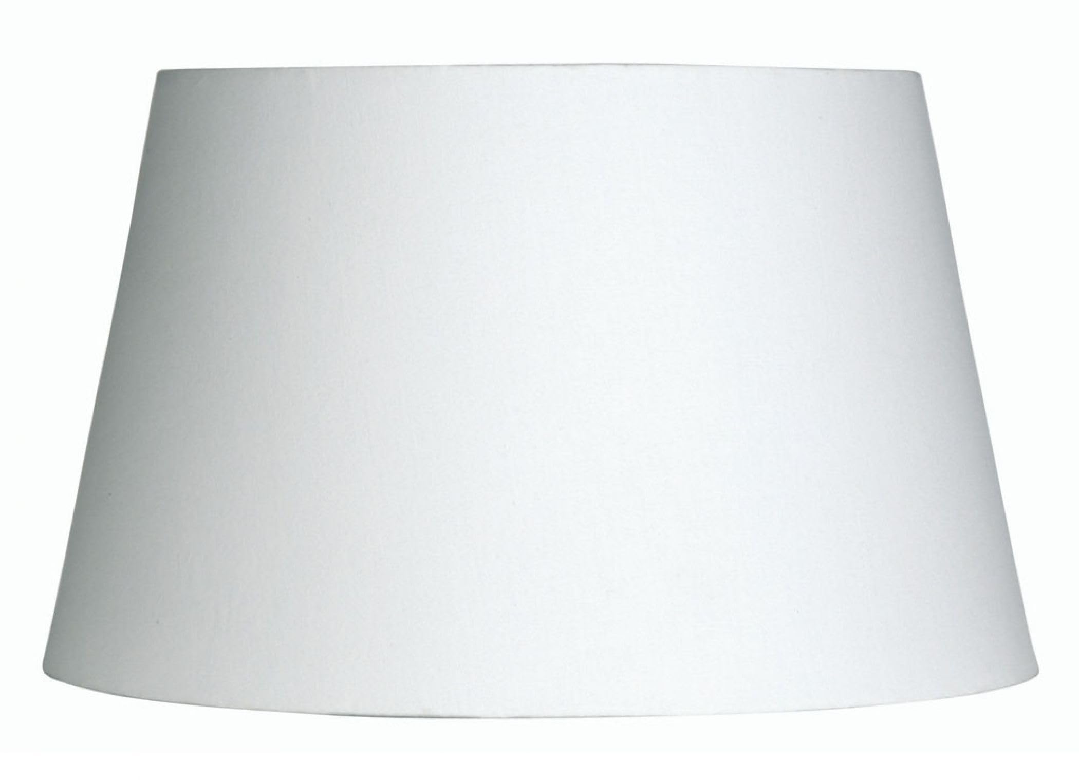 Oaks Lighting White Cotton Drum Shade