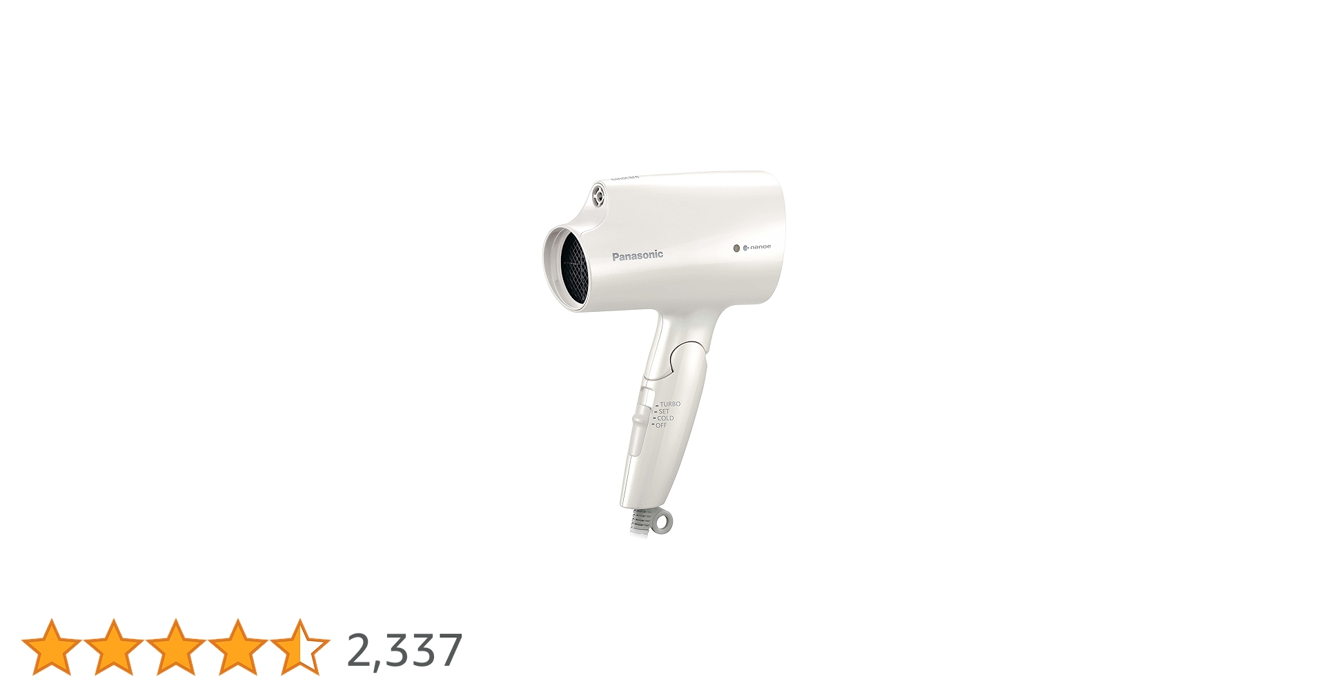 ヘアードライヤー ナノケア EH-NA2K　ホワイト パナソニック(Panasonic) ヘアードライヤー ナノケア EH-NA2K-W