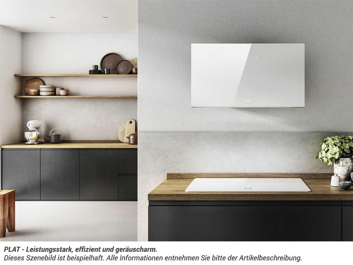 Cappa da cucina Cucina da 55 cm, Filtrante, Installazione Parete, Bianco - Elica PLAT WH/F/55