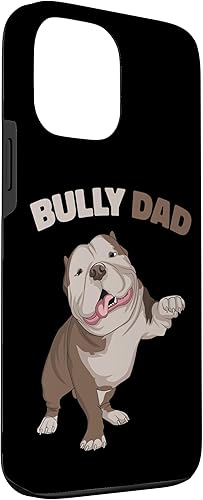 Miniatura 3 de Funda para iPhone 13 Pro Max American Bully Dad Dog Owner Father Funny Men Case