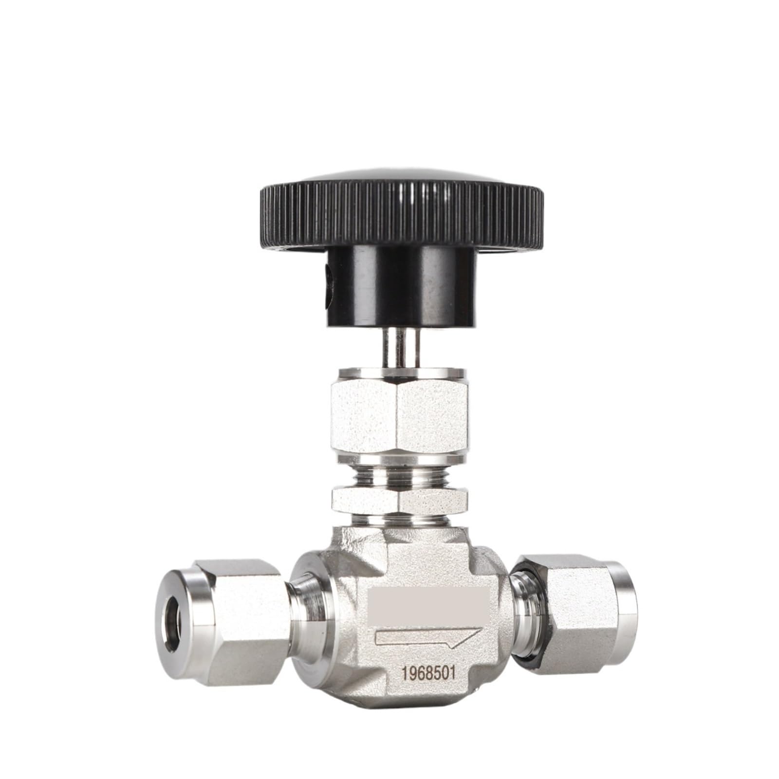Vanne à pointeau 8 mm en inox 316 raccord à tube double bague haute pression 6000 Psi