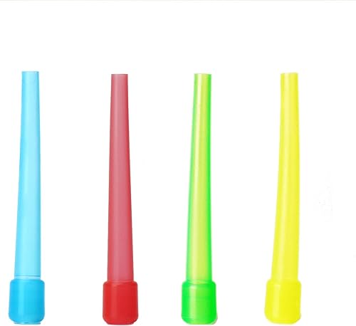 Puntas de narguile desechables, puntas de boca envueltas individualmente, colores mixtos (100)