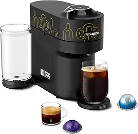 Nespresso Vertuo Pop+ Máquina de café e café da De'Longhi, Samra Origins by The Weeknd Vertuo Buna Yellow