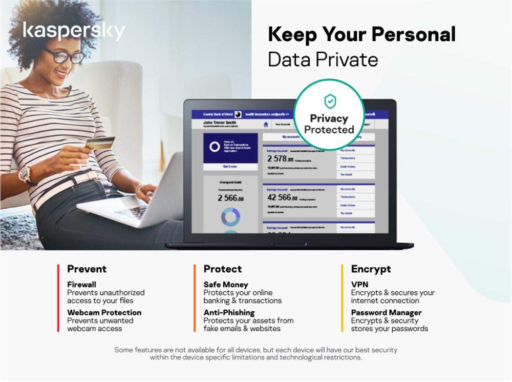 Kaspersky Total Security 2020 | 3 Geräte | 1 Jahr | Box | Installierbar in allen europäischen Sprachen|Standard|3 Geräte|1 Jahr|PC/Mac/Android/iOS|Download|Download