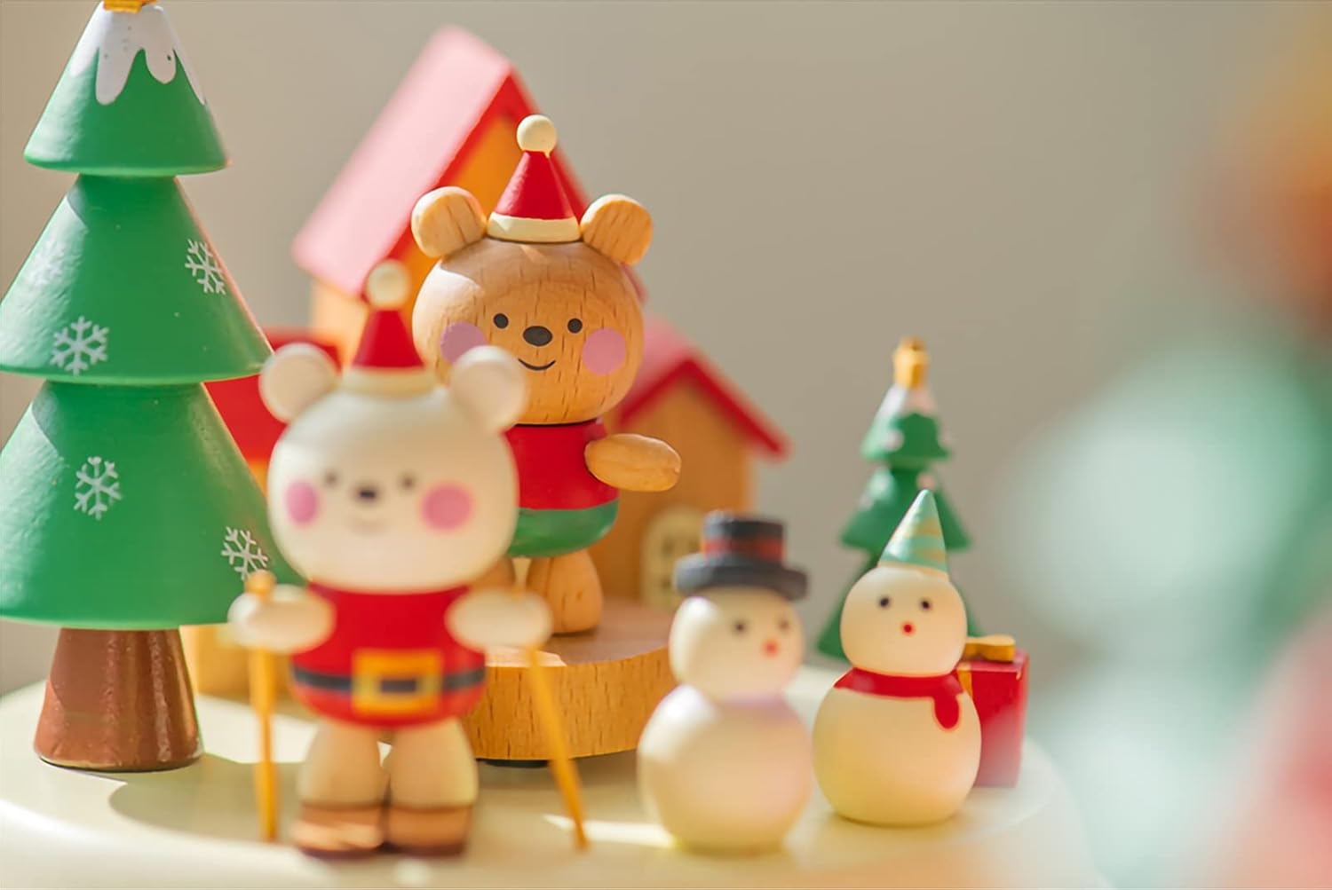 GLSTOY ヨーロッパの手描きのくるみ割り クリスマスオルゴール