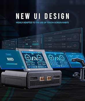 充電器　ToolkitRC M8Dデュアルチャンネル 急速充電器 Amazon.com: ToolkitRC M8D Dual Channels 50A DC Balance Touch