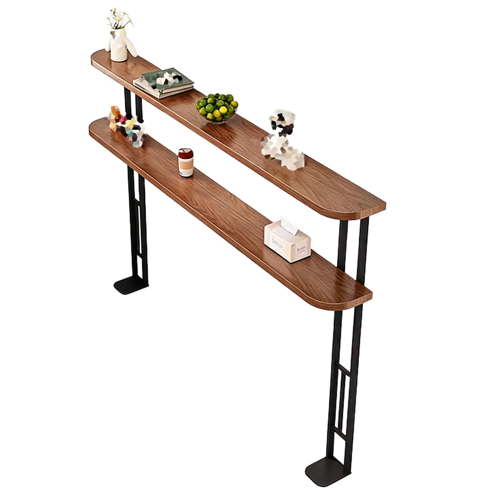 Consolle dietro divano Tavolino Consolle Stretto Dietro Il Divano Per Riporre Chiavi, Riviste, Lampade - Tavolo Da Console In Legno Per Soggiorno/Camera Da Letto(Style-2,100x18x85cm/39x7x33in)