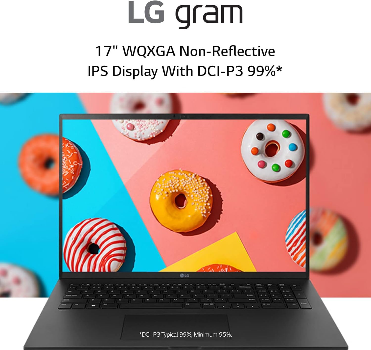 LG gram 17インチ LG Notebook empresarial leve Gram 17, laptop de 17 polegadas WQXGA