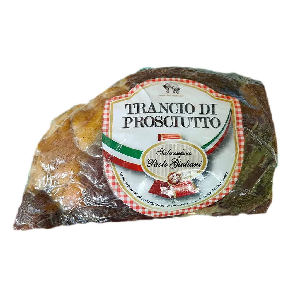prosciutto crudo Trancio Naz. Salumificio Paolo Giuliani Aquila 1Kg circa