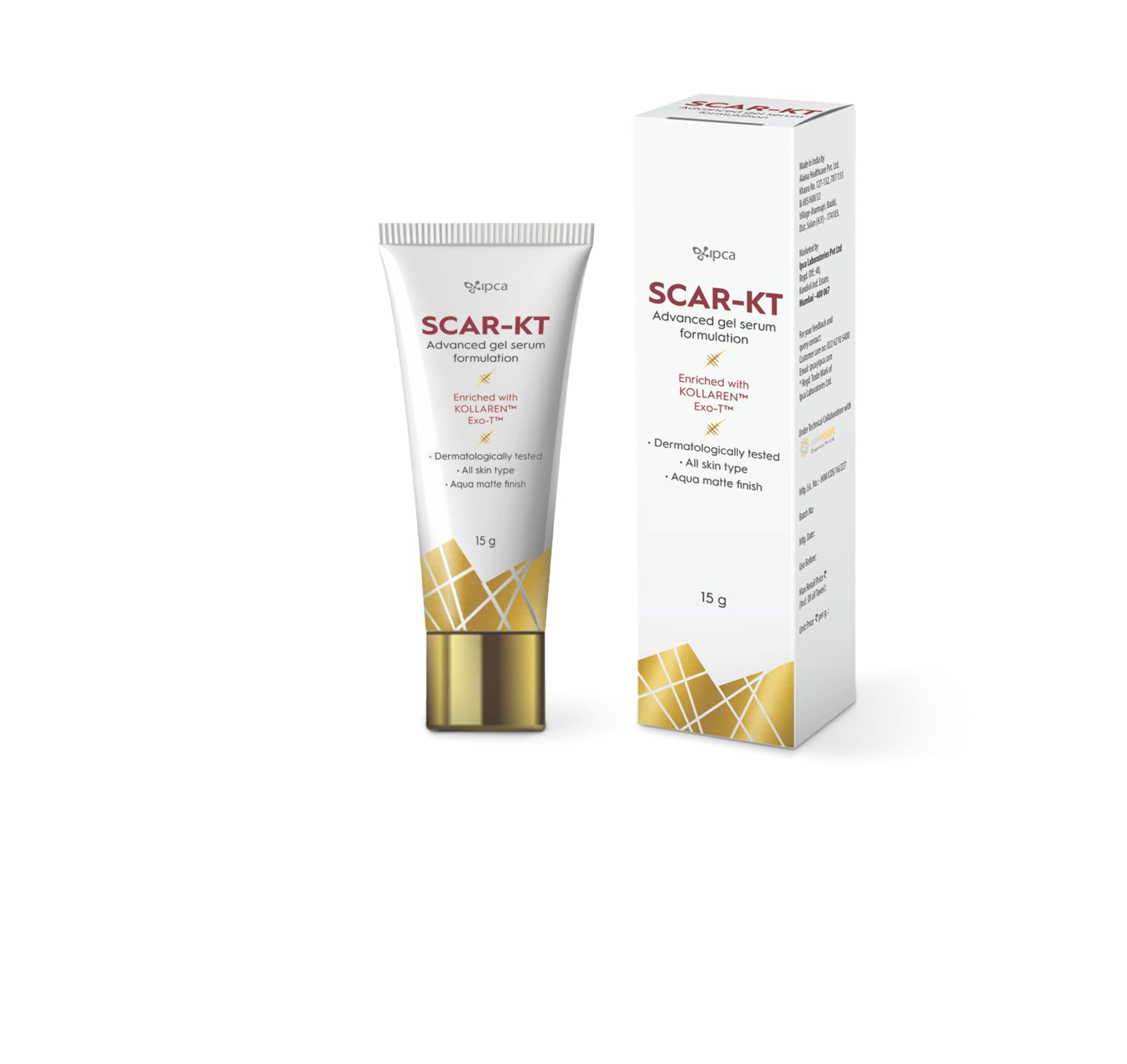 IPCA SCAR-KT Advanced Gel Serum – 15gm Scar Care Formula, Improves Skin Texture & Smoothness, Hydrating Gel for Post-Procedure Care-image-48