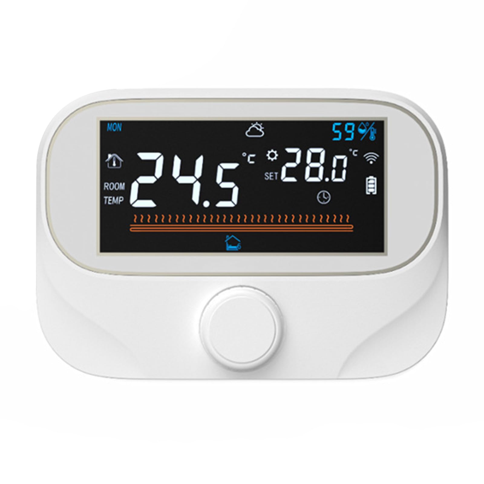 Thermostat LCD Display Remote Heating Management Installation Remote Heating Management