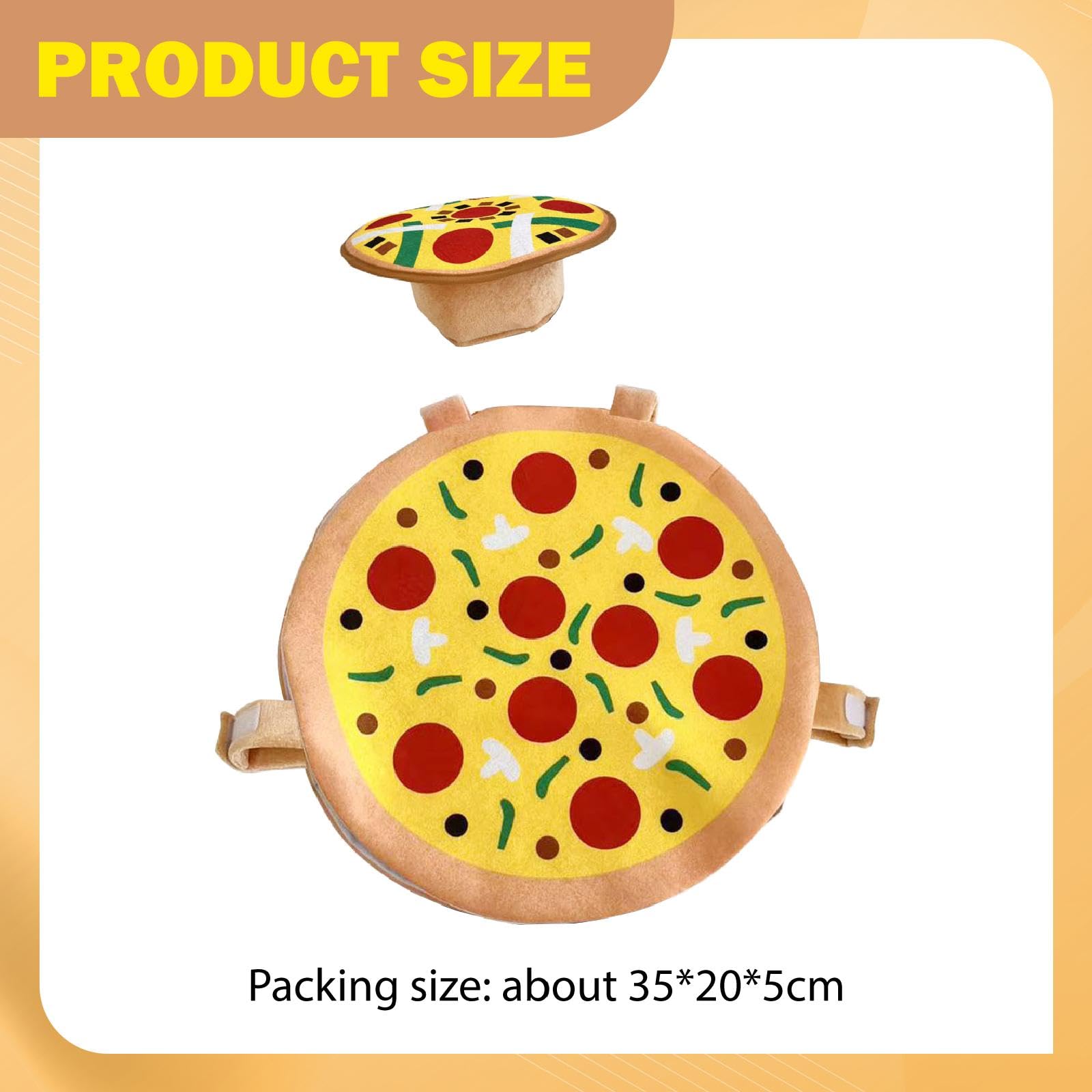 2x Accessori per Tema Pizza, Cappelli E Costumi per Feste