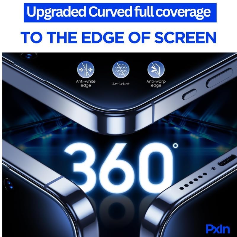 Image of Pxin Mobile Privacy Guard compatible with OnePlus Nord 5 | Mobile Privacy screen protector | Anti Glare | Anti Spy Screen Protector | Reduces blue light | Scratch proof | Eye Protection