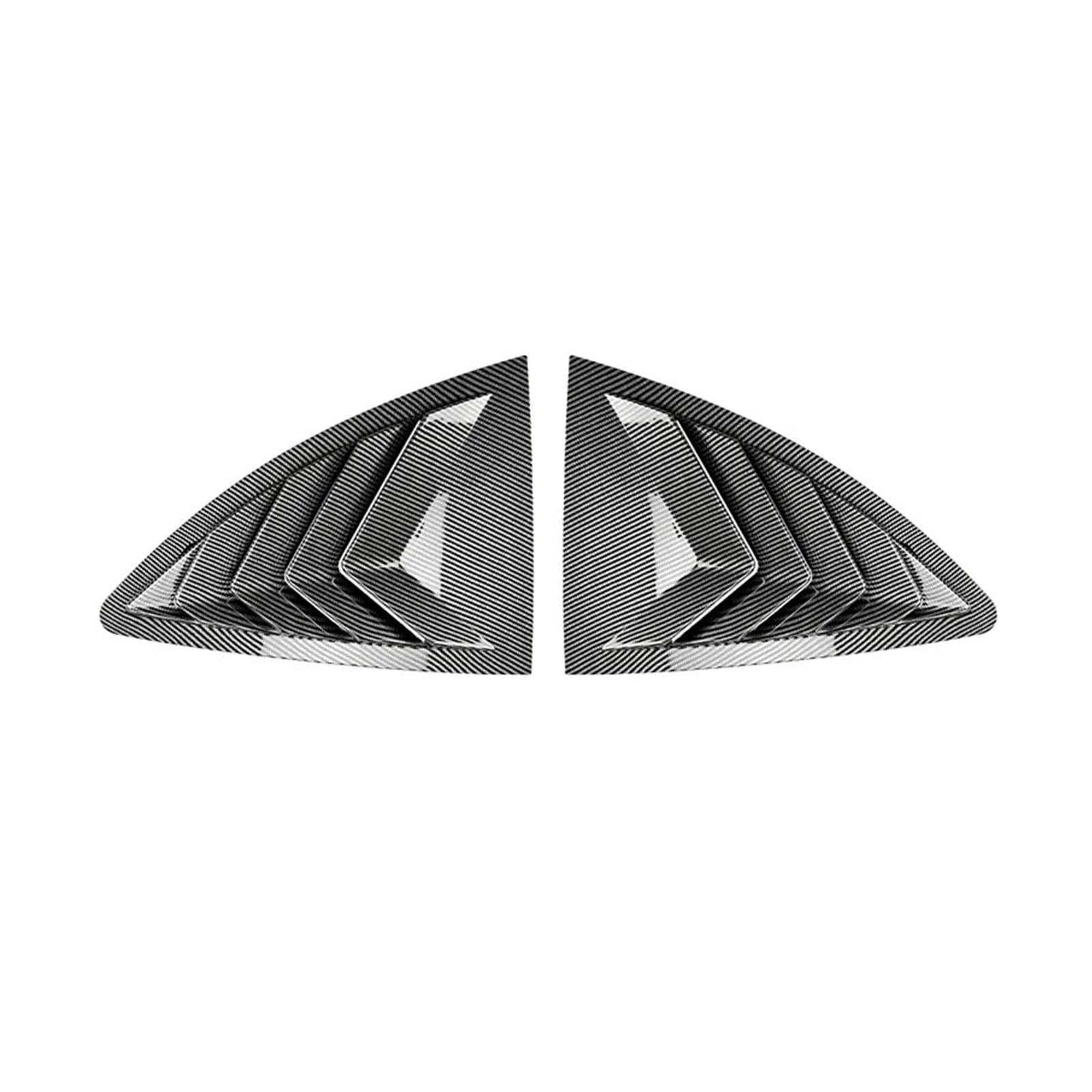 Compatible with Toyota GT86 for Subaru BRZ ZC6 for Scion FR-S GT86 2013-2020 Triangular Louver Car Sticker Modification(Carbon Black)