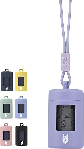 SVD.PET Dispensador de bolsas para excrementos de perro, dispensador de bolsas de basura retráctil, soporte ligero para bolsas de excrementos,