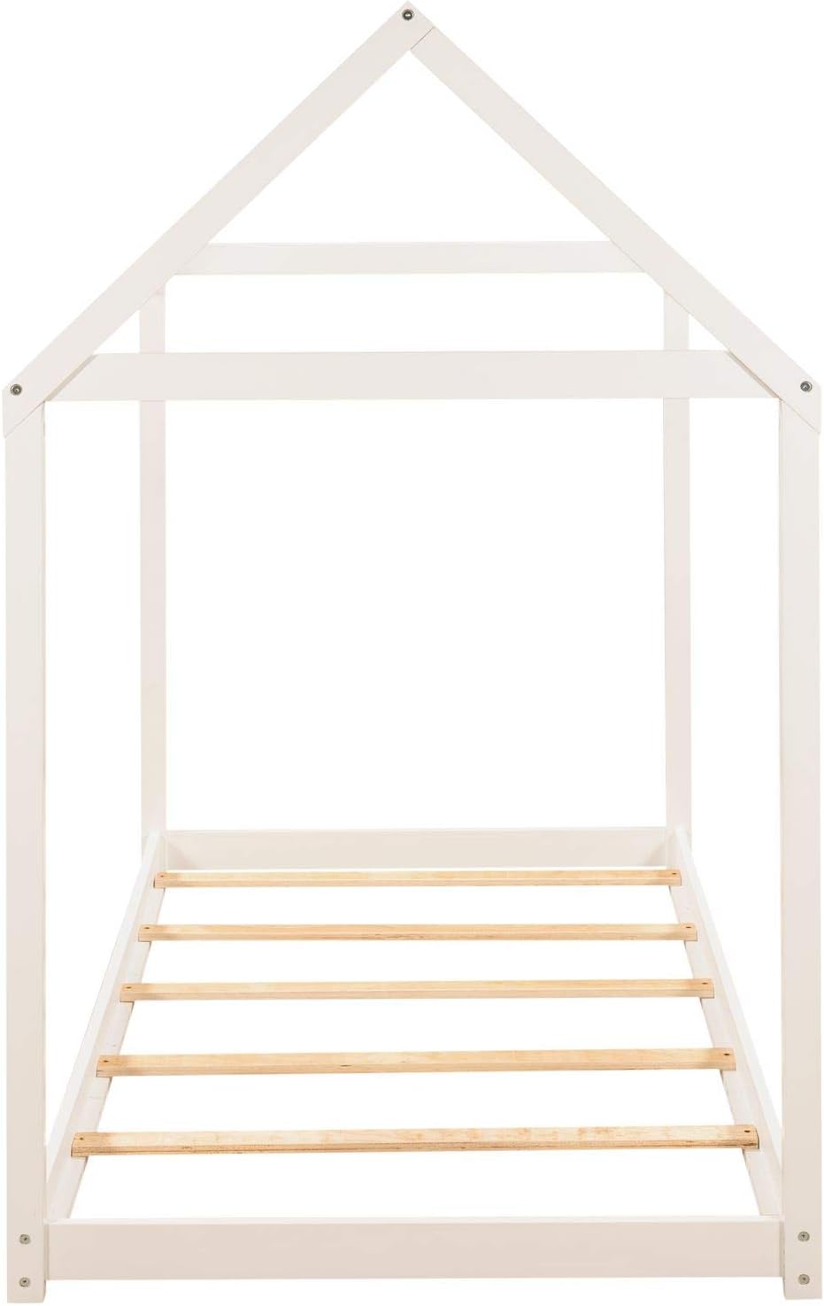 Super Deal Product Twin Size Wooden House Bed with Roof for Kids/Teens/Girls/Boys, Twin Size Bedroom Furniture House Bed Frame (White) Featured Product Twin Size Wooden House Bed with Roof for Kids/Teens/Girls/Boys, Twin Size Bedroom Furniture House Bed Frame (White)