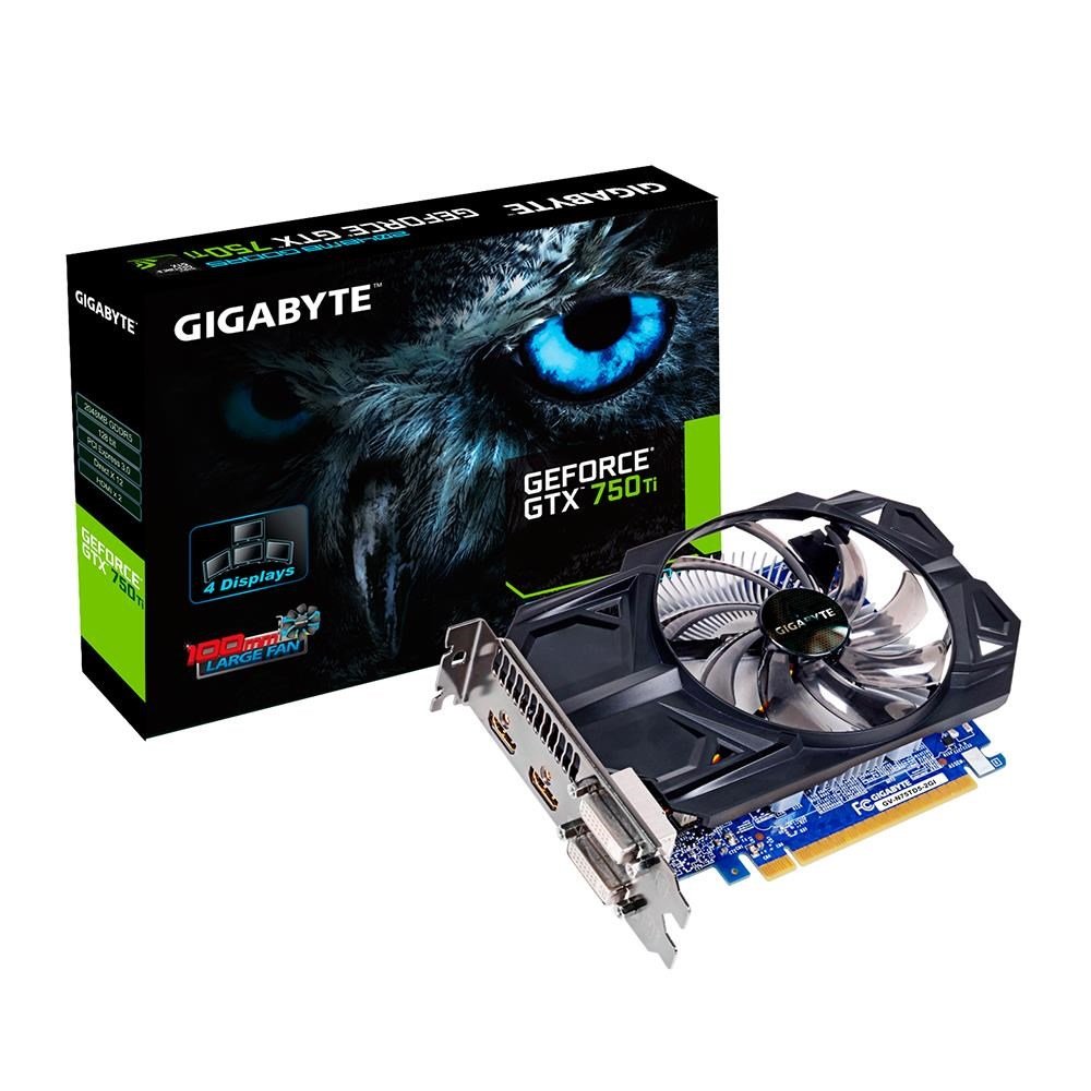 Graphic Cards GeForce GTX 750 Ti, Gigabyte, GV-N75TD5-2GI | Amazon