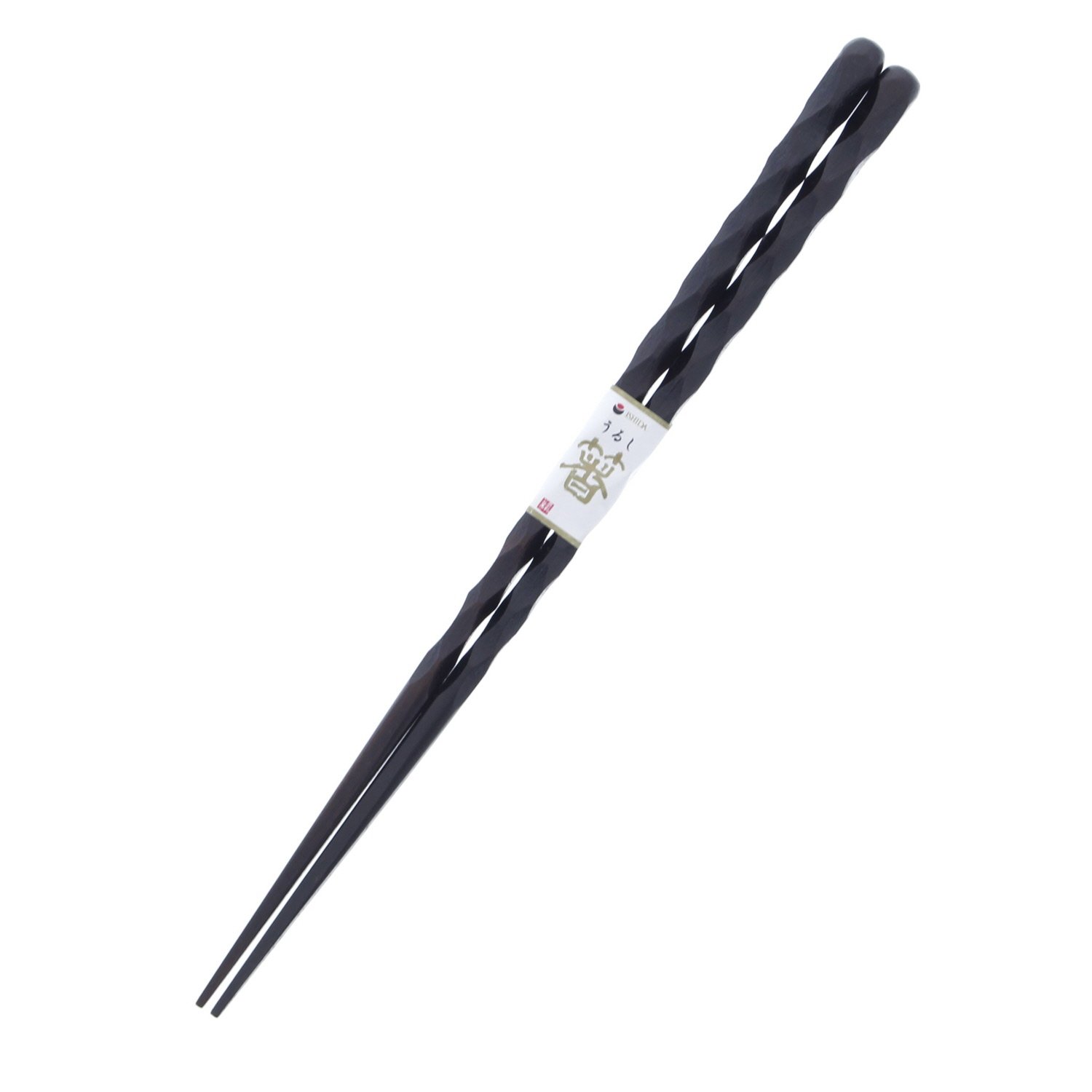 イシダ (Ishida) 日本製 箸 皇輝 黒檀 漆 塗装 先角 23cm