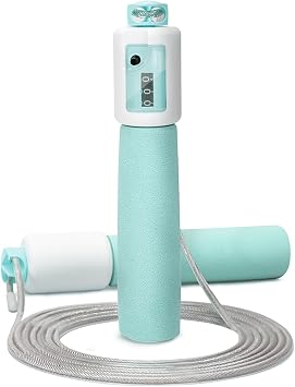 Jump Rope,YiWgqish Workout Equipment,Sports And Fitness Exercise Jump Rope For Kids For Fitness Adjustable With Counter Skipping Rope And Fitness For Men,Women,Kids,Girls,Boys