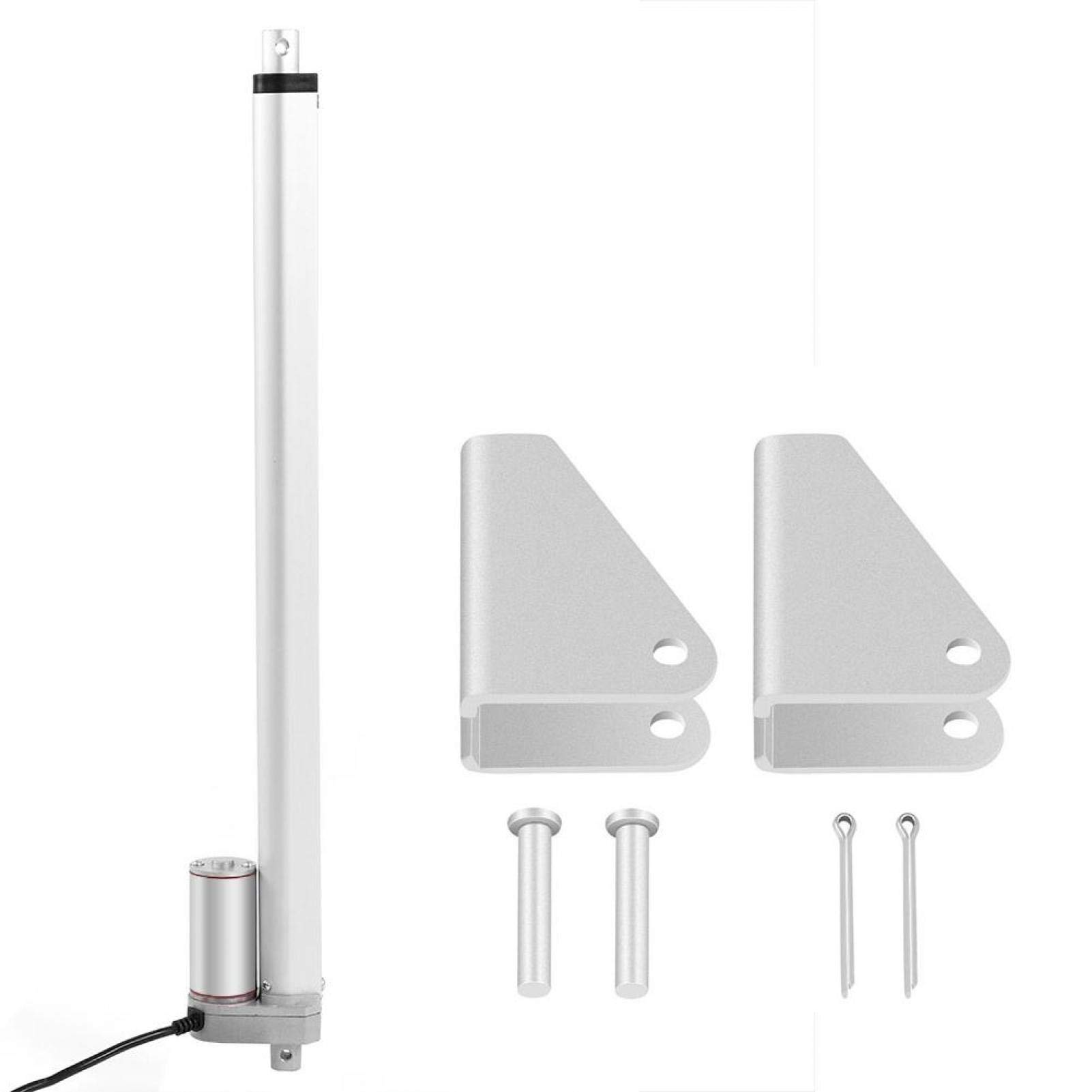 Progressive Automations Linear Actuator DC 12V 1000N Stroke 50-500mm Linear Actuator Lift Electric Motor Bracket(500mm)