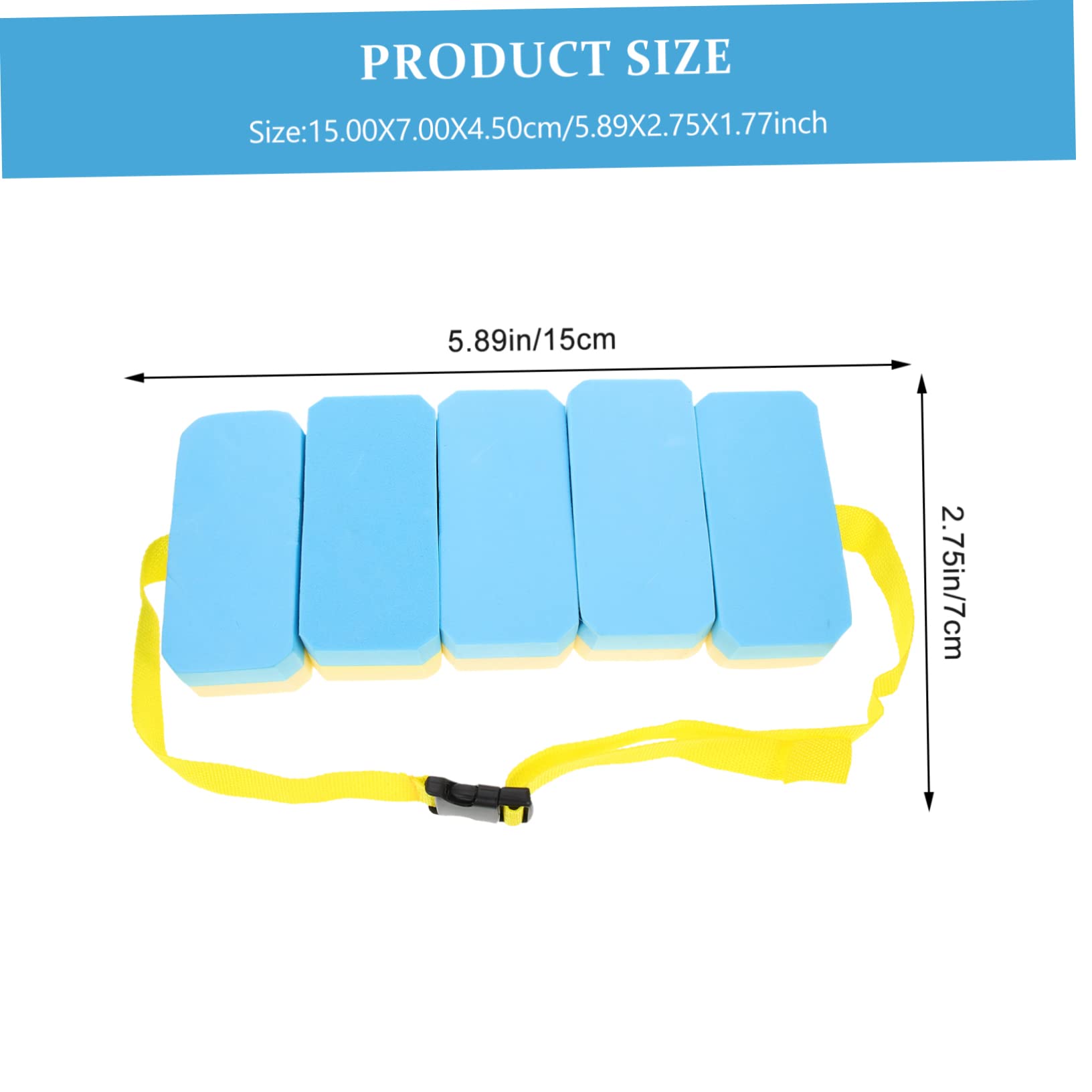 DECHOUS Waterproof Eva Material Boys and Girls Floating Buoy Swim Barbells Training Swimming Aid for Beginners Adults Round Edges Safety Comfort