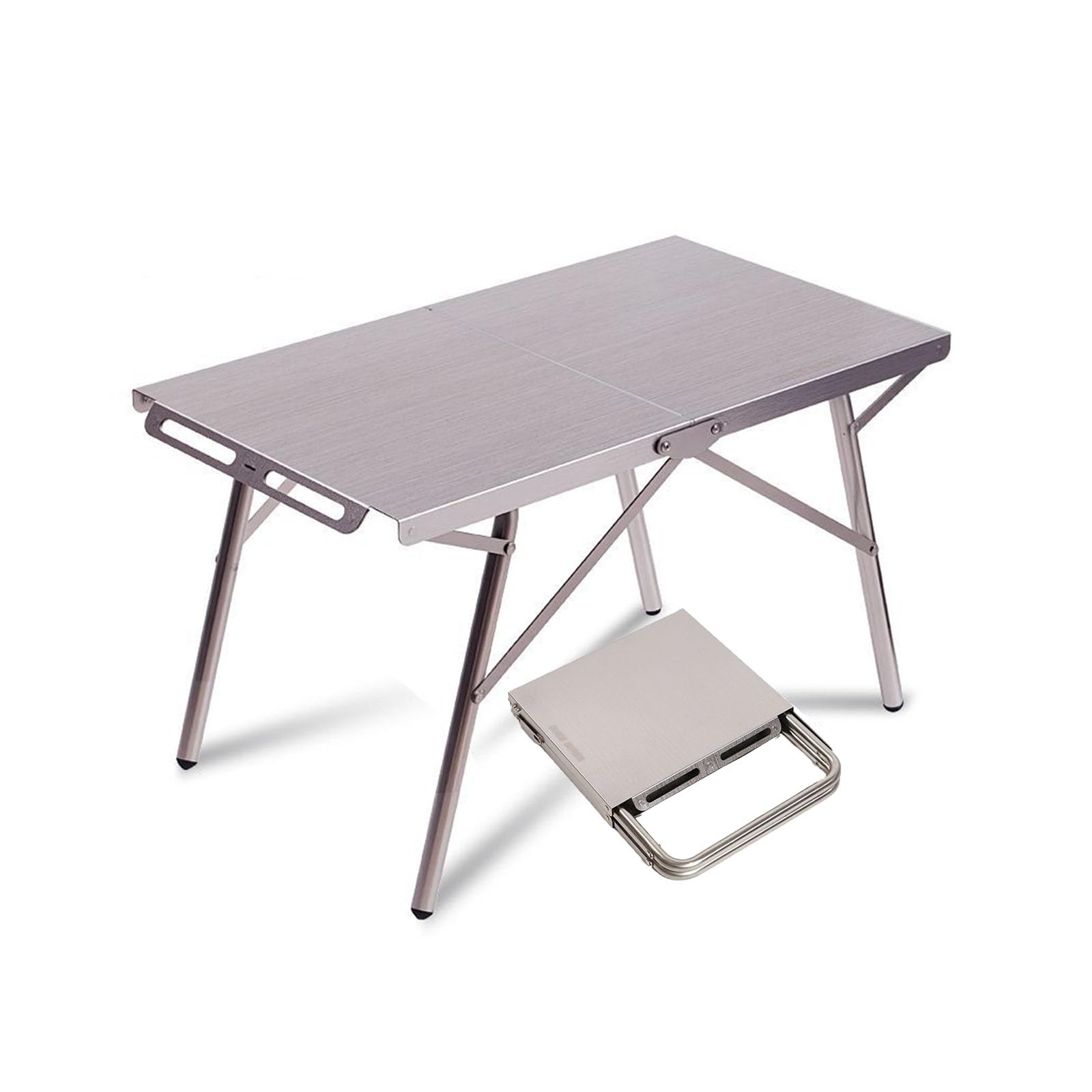 Table de camping pour barbecue de terrasse et fête en plein air entre amis