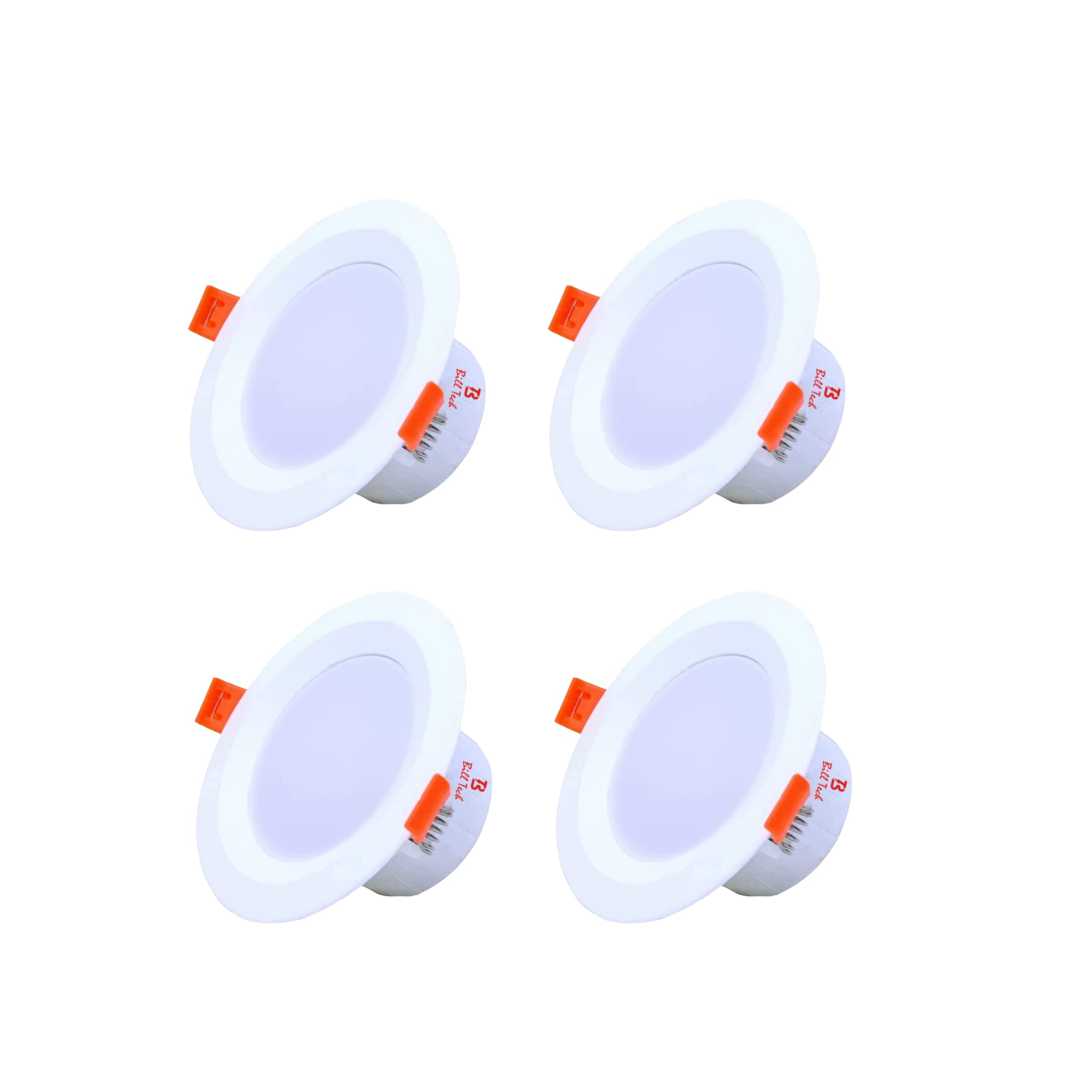 Bill Tech LIGERO PLUS 6 Watts Led Ceiling Light for Indoor Lighting, 1 Year Warranty, Pack of 4 (GREEN)