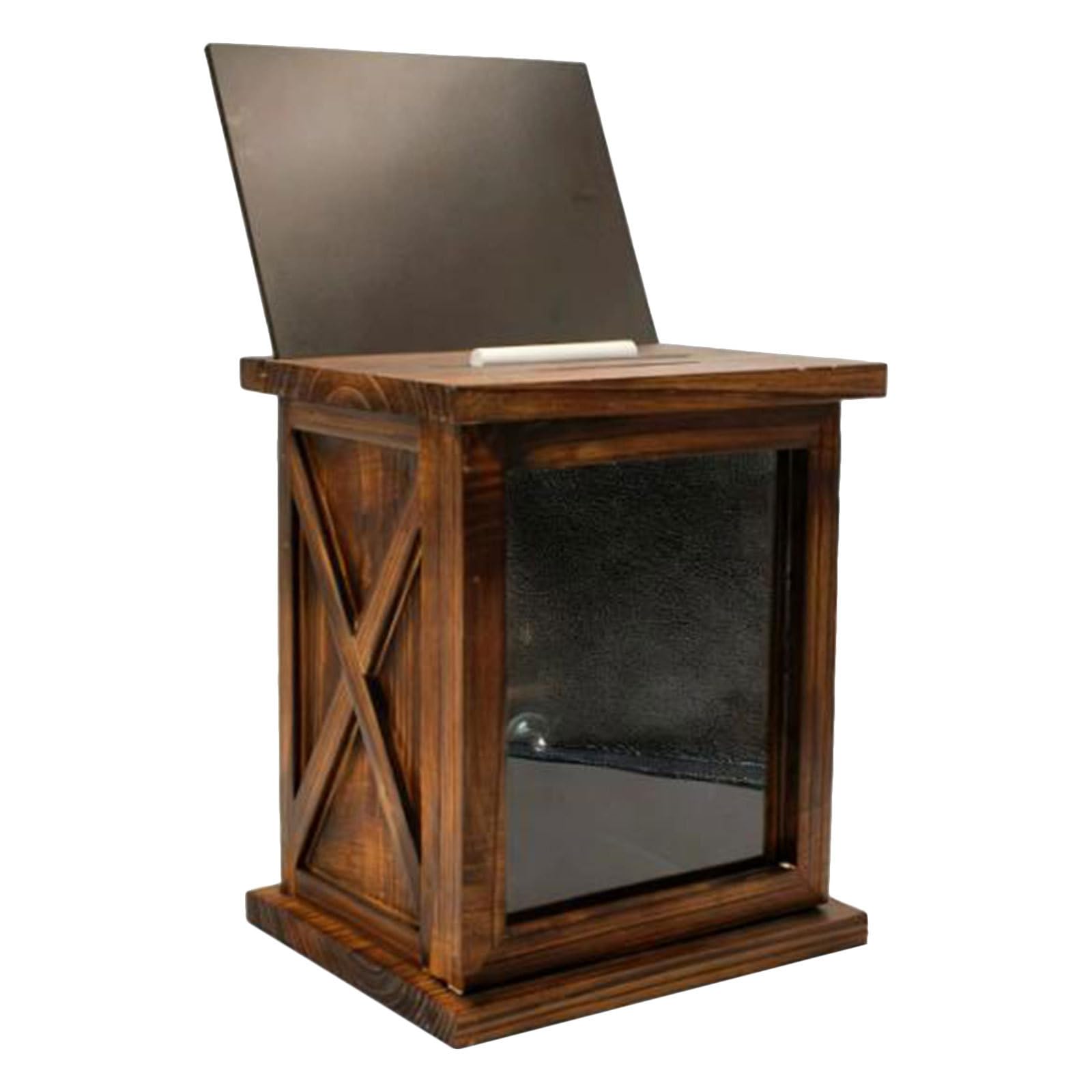 Salvadanaio in Legno Vintage per Finestra Aperta