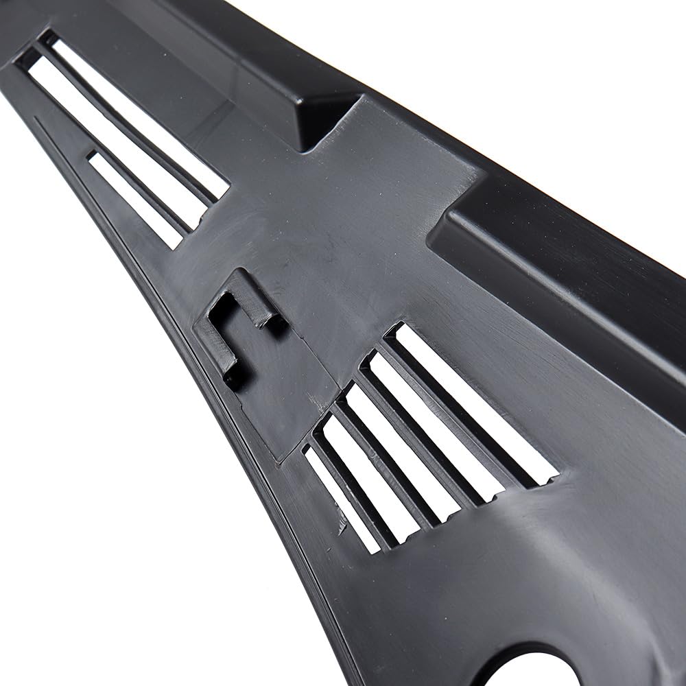 amopacorp Pair of PP Plastic Windshield Wiper Cowl Covers Compatible with 1990-2000 BMW 3 Series E36 318ti 318i 318is 328i 325i 325is M3 OE Parts 51711960843 51711960844 (Black)