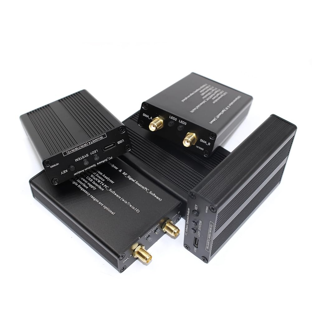 Spektrumanalysator, Handheld-Spektrumanalysator-Set, USB 35-4400M Signalquelle mit Tracking-Quellenmodul, RF-Frequenzanalysator-Tool-Unterstützung NWT4