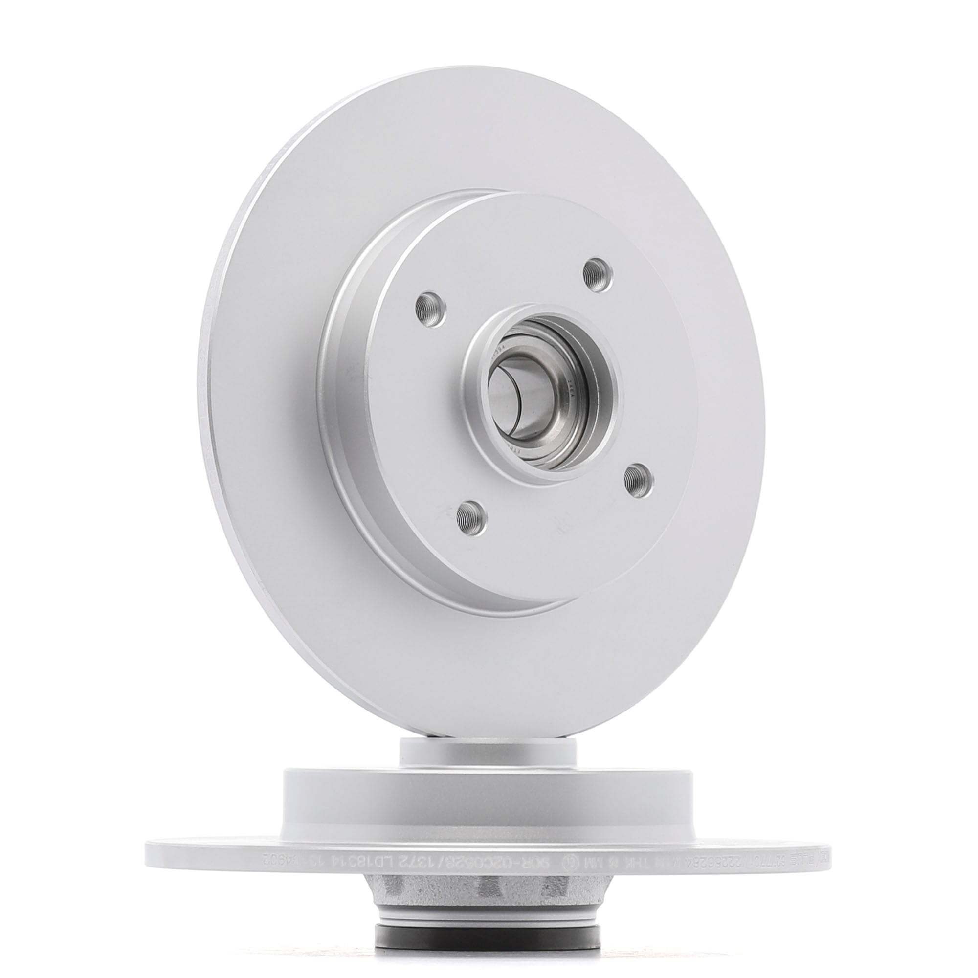 RIDEX PLUS 82B0745P 2x Disco freno Posteriore con anello sensore magnetico integrato con cuscinetto ruota senza bullone fissaggio ruota con mozzo portaruota Compatibilità con PEUGEOT