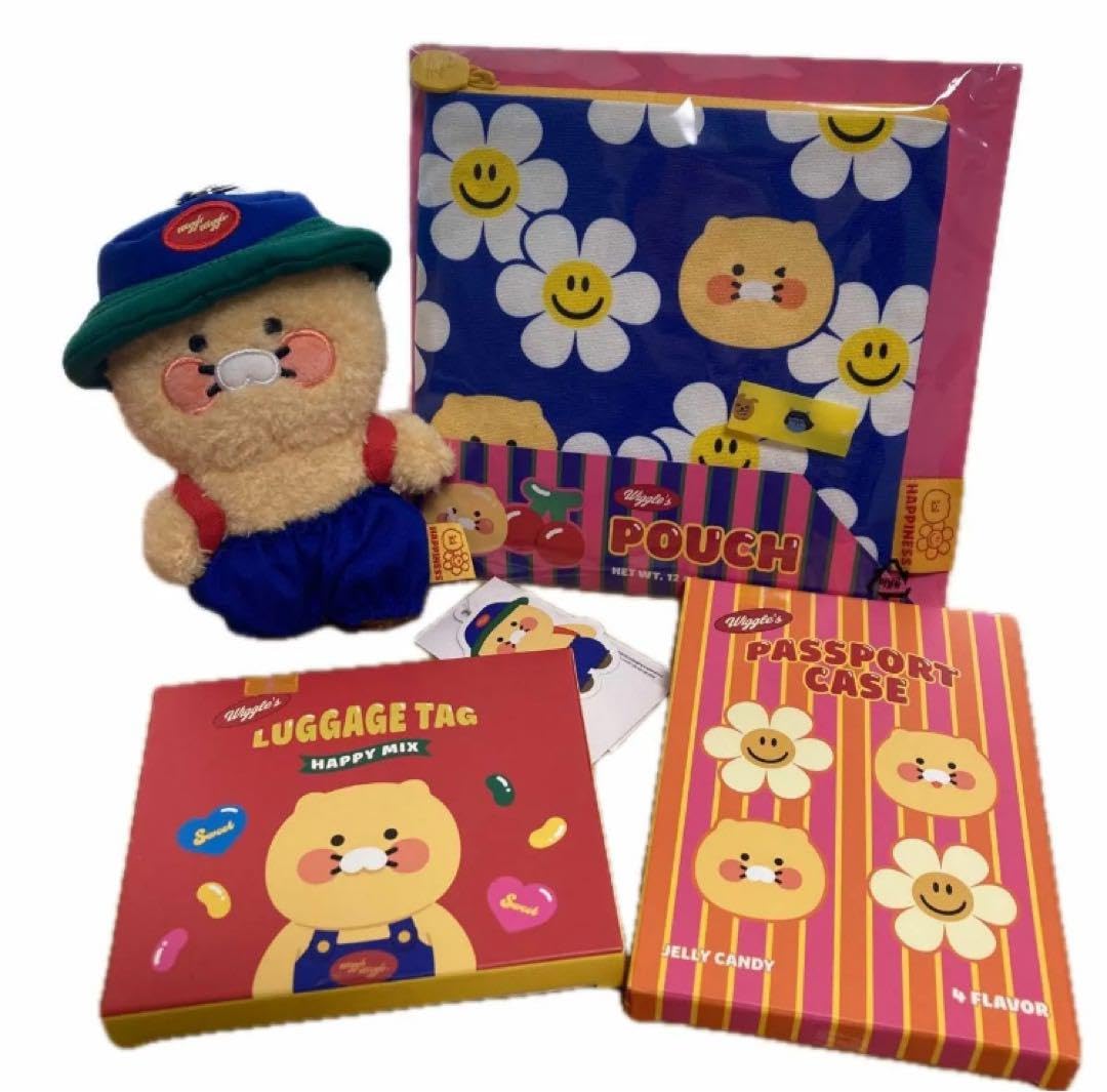 新品☆韓国限定 チュンシク チュンシギ MARITHEFRANCOIS カカオフレンズ フワフワ チュンシク ぬいぐるみ ポーチ