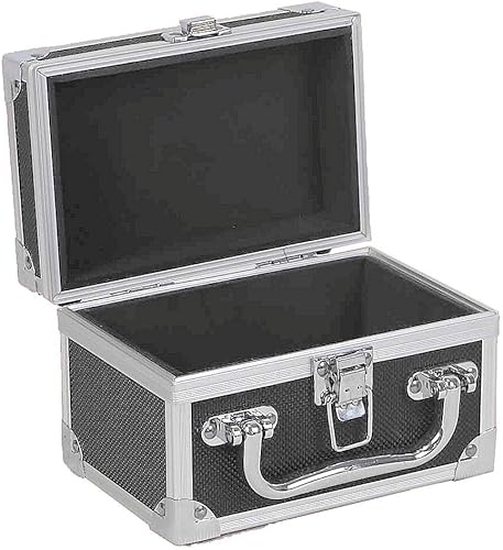 Vista 6 de Ursae Minoris Elite - Caja de aluminio burdeos/rojo con 2 compartimentos para juegos a prueba de EE. UU., juegos de menta, sellos postales