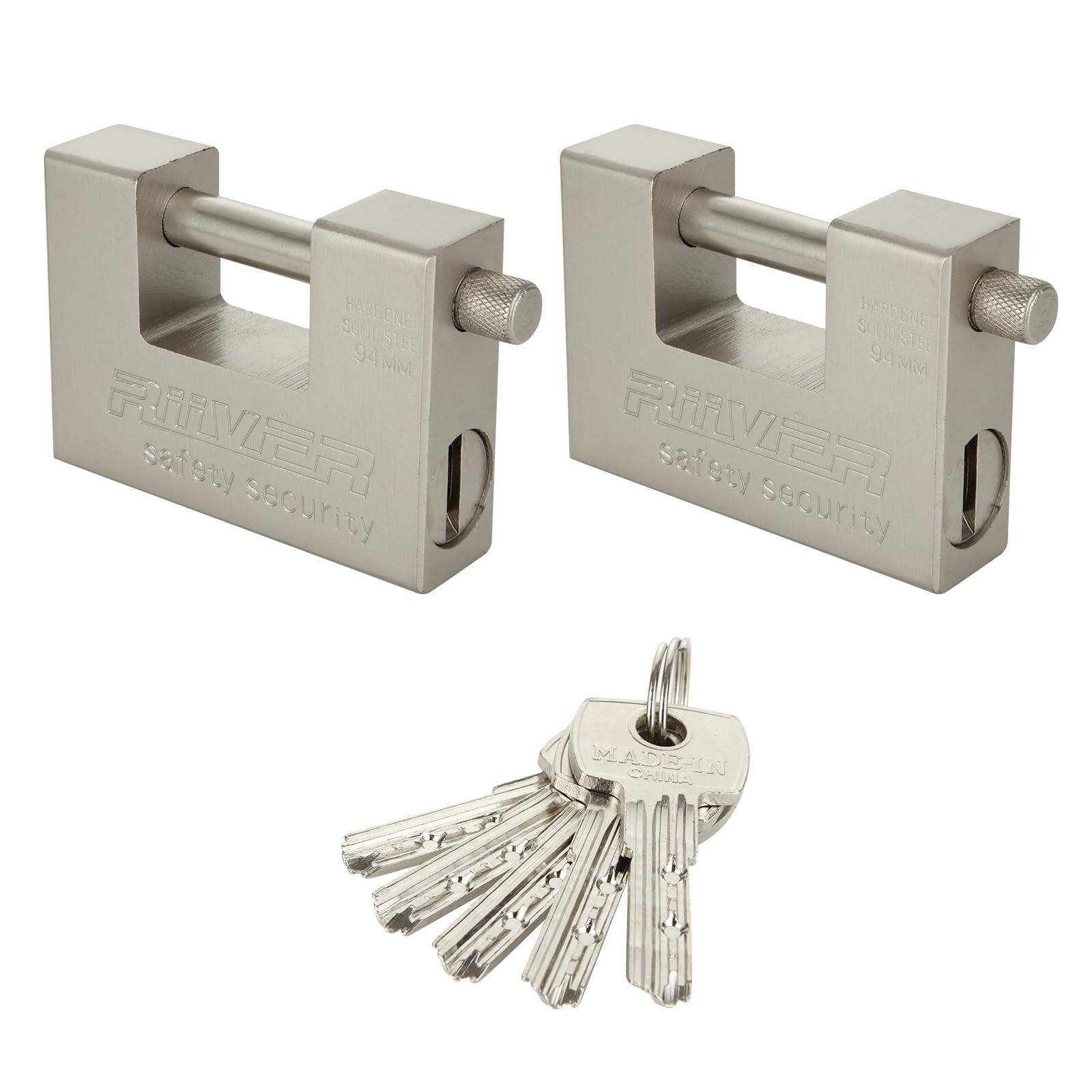 Sponsored Ad – 2 Pcs Container Padlock with Keys, 90mm Heavy Duty Security Padlock, 12mm Thick Shackle, Anti Drill Cylinder, Steel Padlocks for Containers, Door, Sheds, Lockers, Gates and Warehouses