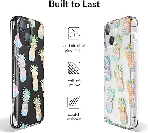 Miniatura 68 de VELVET CAVIAR Funda para iPhone 14 Pro, probada en caídas de 10 pies, purpurina transparente Bratz Bratz Pack Glitter,Blonde Tortoise,Sueños de