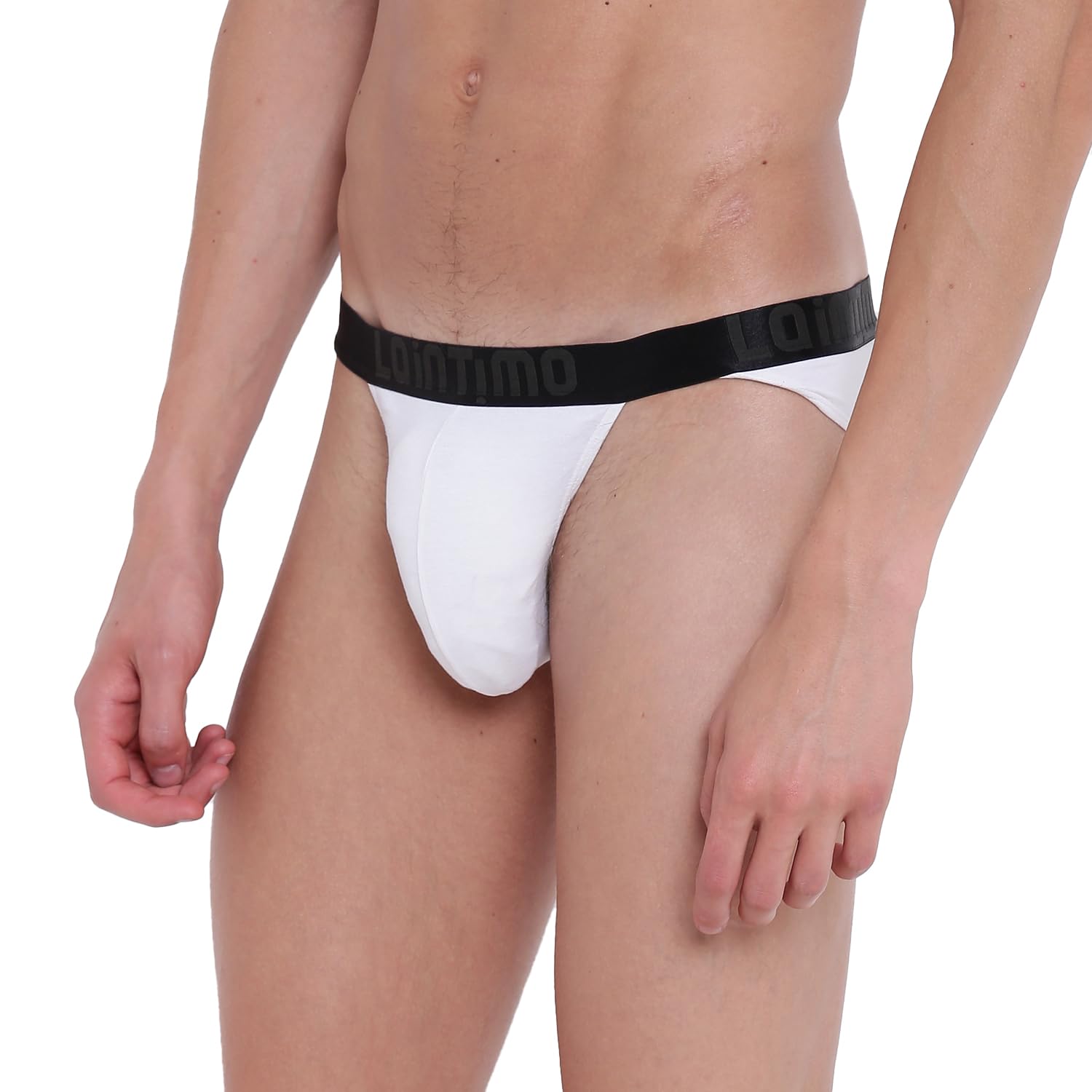 la intimo Men’s Modal Spandex Evil Appeal Bikini Semiseemless Casual Mid Rise Single Layered Brief Underwear (Black)-picture-22