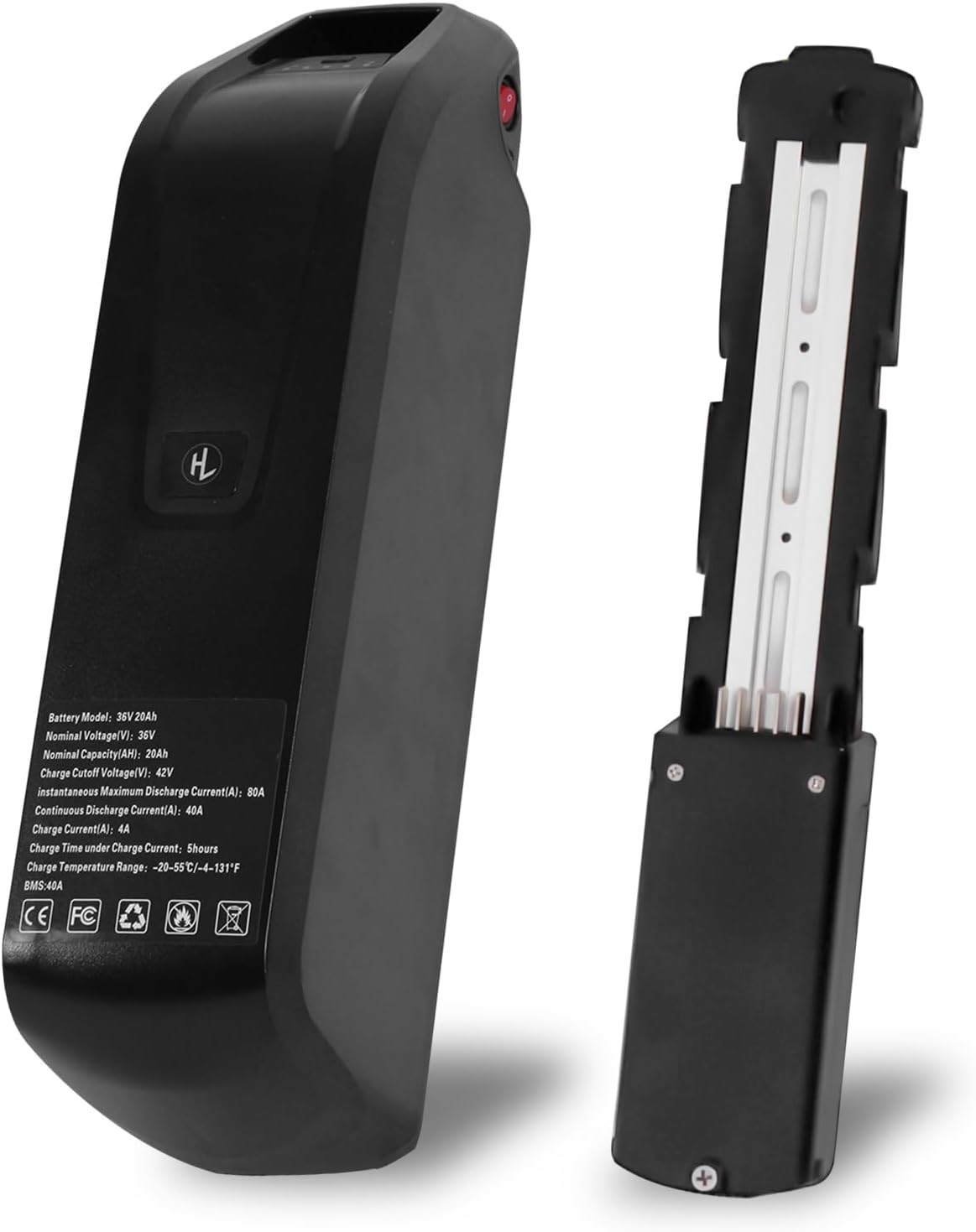 36V 48V 52V Ebike Battery 10AH 15AH 20AH with Fast Charger, USB Output and Led Indicator Light, 250W 500W 750W 1000W 1200W 1500W Electric Bikes, Tricycle, Mountain Bike Motor (36V 20AH)