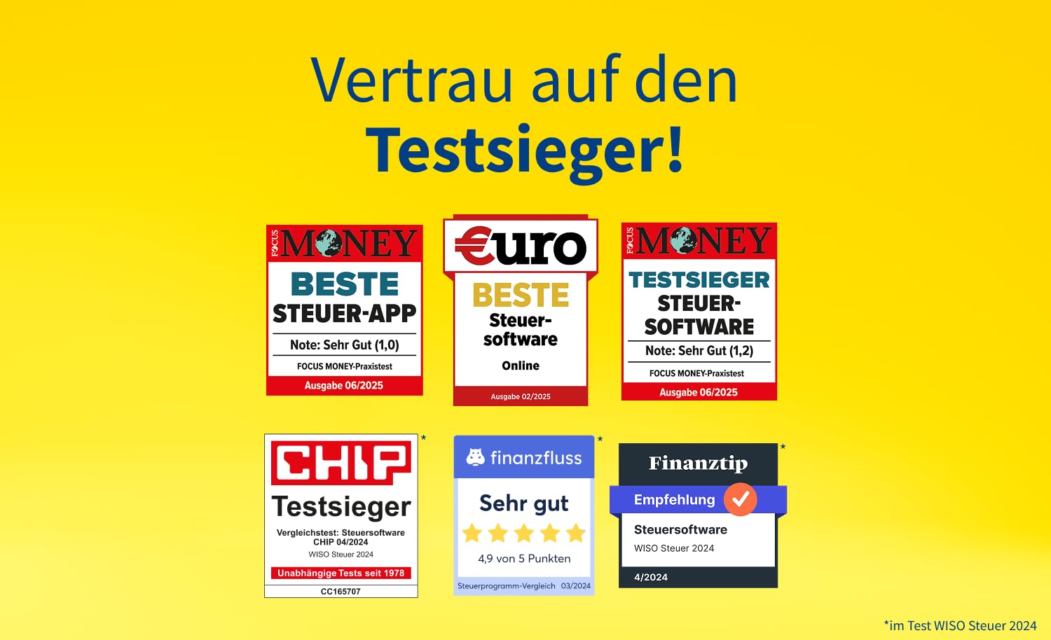WISO Steuer 2025 (für Steuerjahr 2024) | Für Windows, Mac, Smartphones und Tablets | Standardverpackung