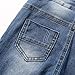 KIDSCOOL SPACE Baby Girls Denim Overalls,Toddler Boys Adjustable Ripped Fashion Jeans Workwear,Light Blue,3T
