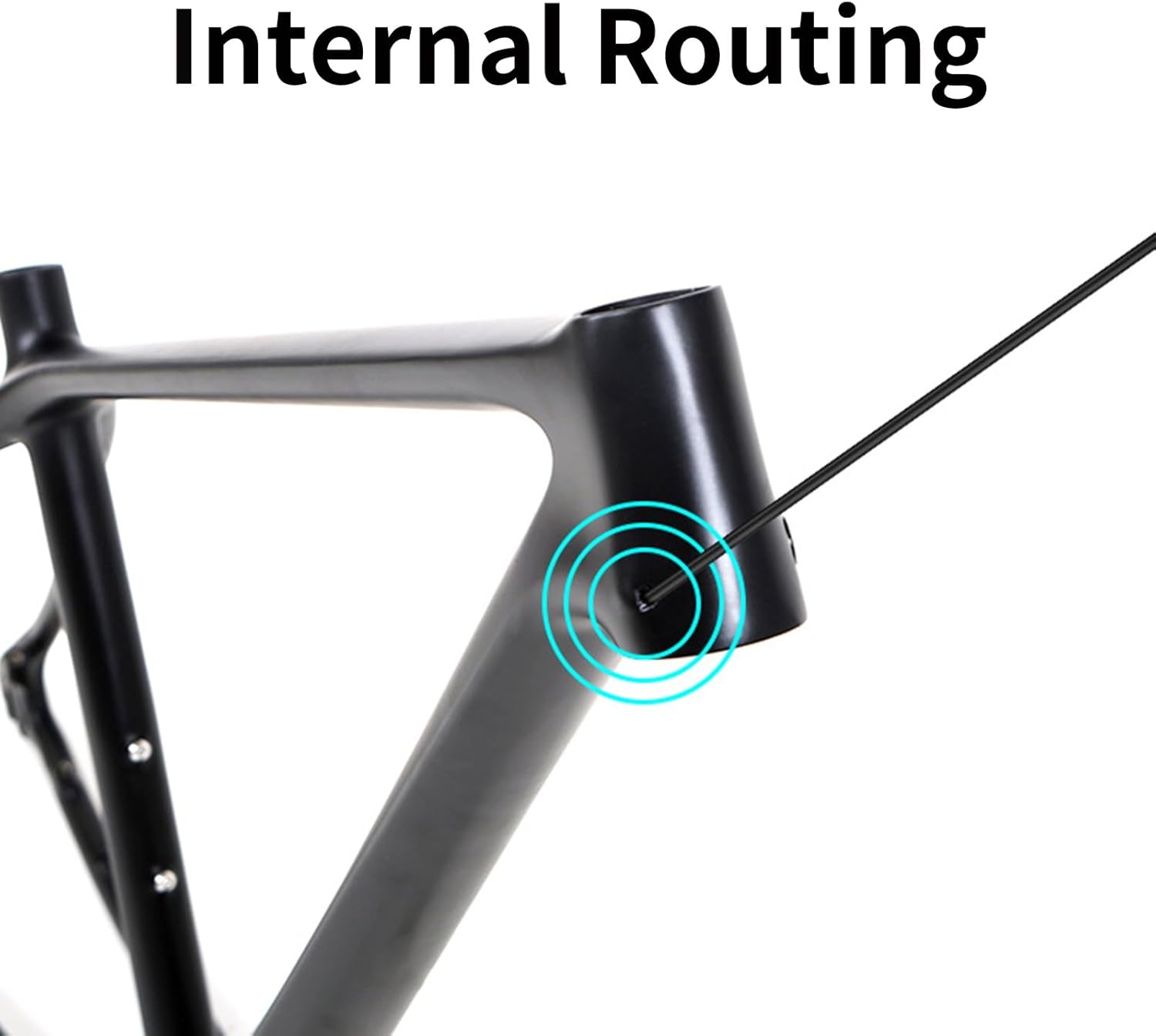 Full Carbon Fiber Bike Frame 27.5er 29er Mountain Bike Frames 15.5''/17''/19'' Disc Brake Quick Release Rear Spacing 135X9mm Routing Internal