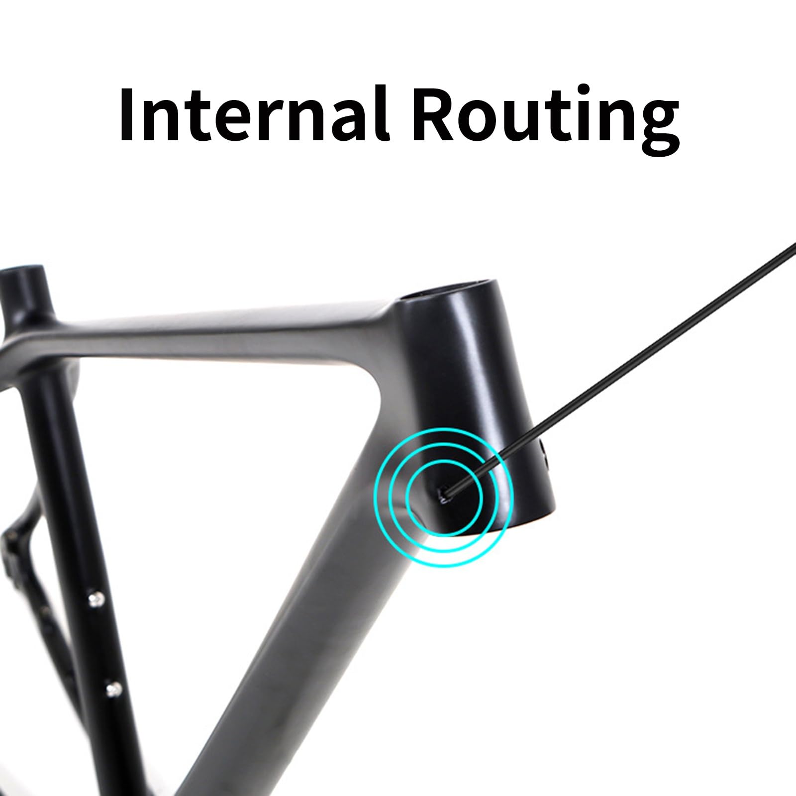 Full Carbon Fiber Bike Frame 27.5er 29er Mountain Bike Frames 15.5''/17''/19'' Disc Brake Quick Release Rear Spacing 135X9mm Routing Internal