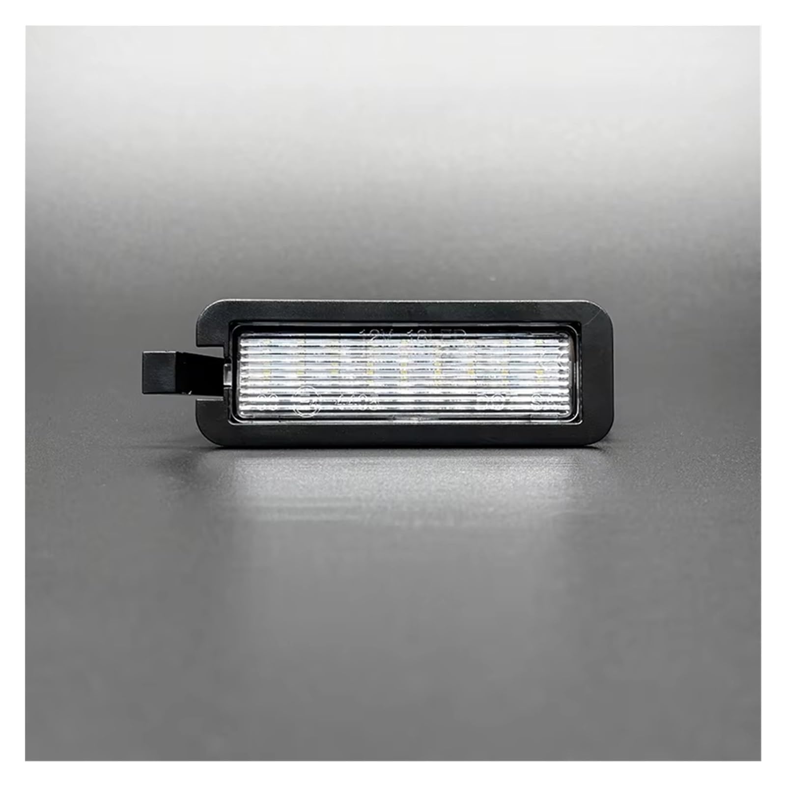 Luz de placa matrícula LED blanca coche para Jeep Compass 17-22 2